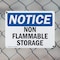 Signmission Non Flammable Storage OSHA Notice Sign, Plastic, 14in W x 10in L, 2PK OS-2PACK-NS-P-1014-L-15051 - alternate 3